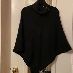 MICHAEL Michael Kors Black Poncho